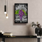 Sweet Valley Vines by Art Licensing Studio - 16x24 acrylic wall art in a room