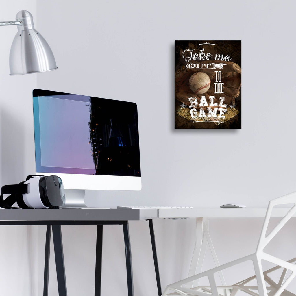 Take Me Out by Art Licensing Studio - 12x16 acrylic wall art in a room