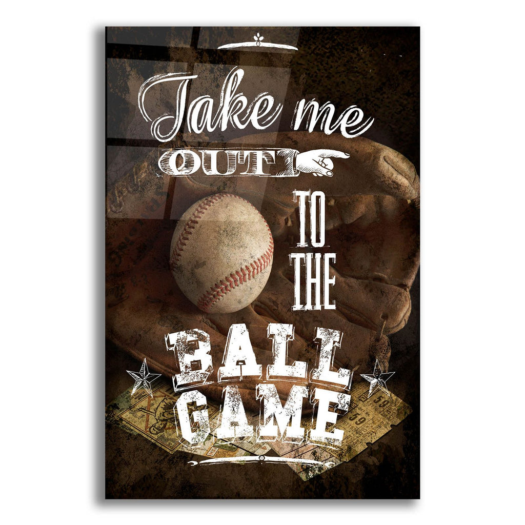 Take Me Out by Art Licensing Studio acrylic glass wall art