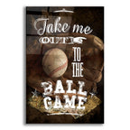 Take Me Out by Art Licensing Studio acrylic glass wall art
