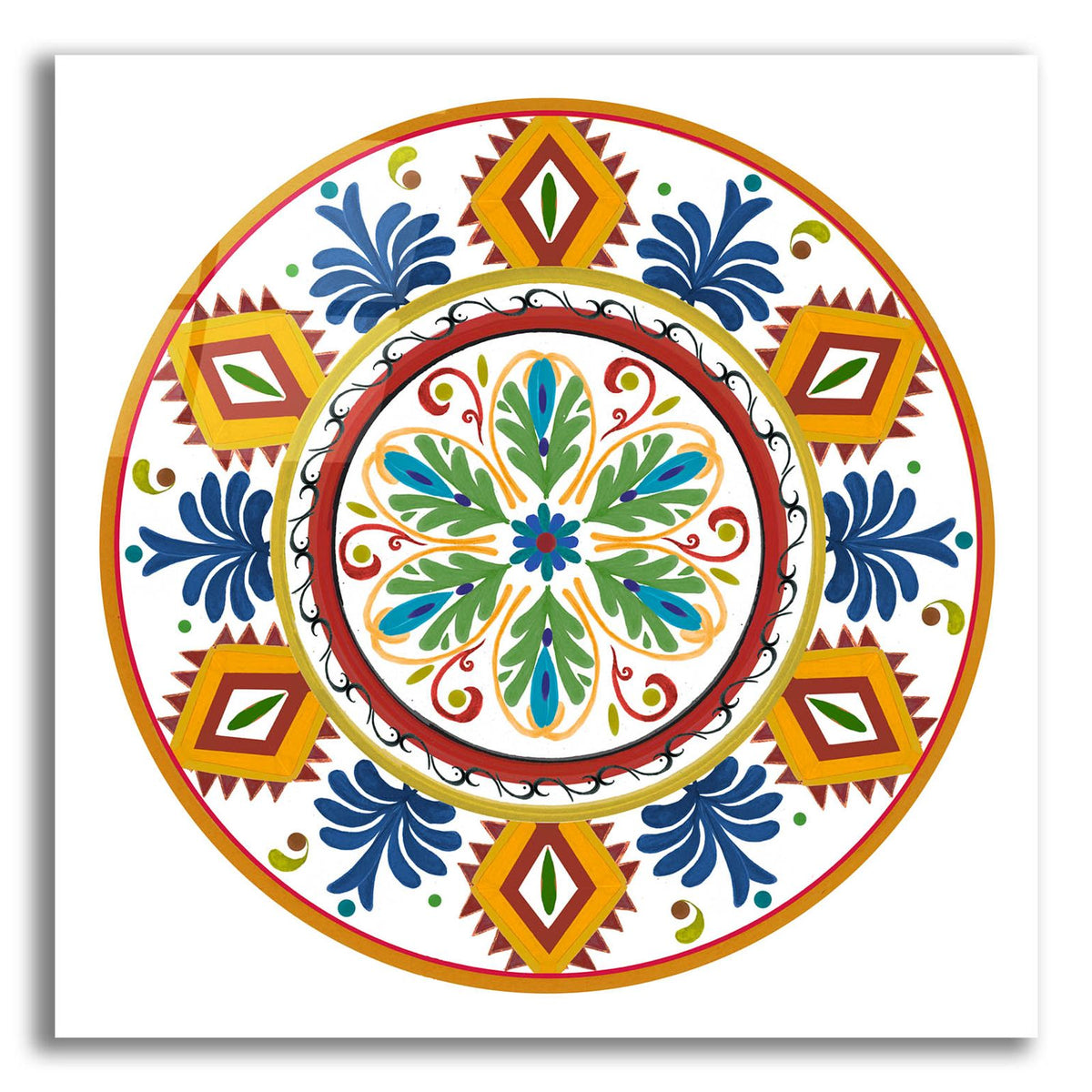 Talavera De Moda 2 by Art Licensing Studio acrylic glass wall art