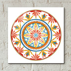 Talavera De Moda 3 by Art Licensing Studio - 12x12 acrylic wall art in a room