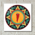 Talavera Tex-mex 1 by Art Licensing Studio - 12x12 acrylic wall art in a room