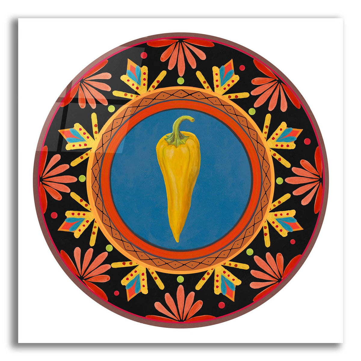 Talavera Tex-mex 3 by Art Licensing Studio acrylic glass wall art
