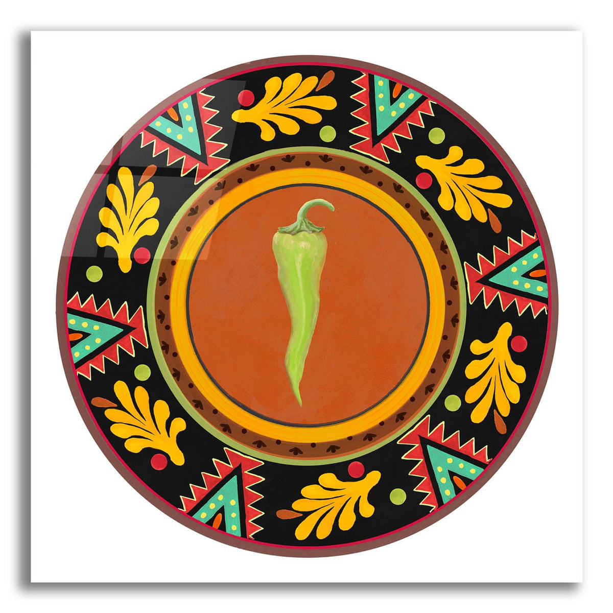 Talavera Tex-mex 4 by Art Licensing Studio acrylic glass wall art