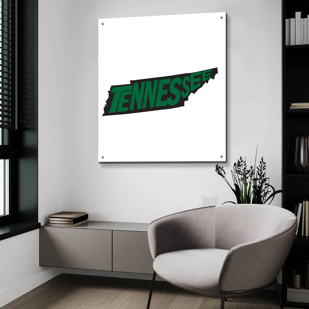 Tennessee 2 by Art Licensing Studio - 36x36 acrylic wall art in a room