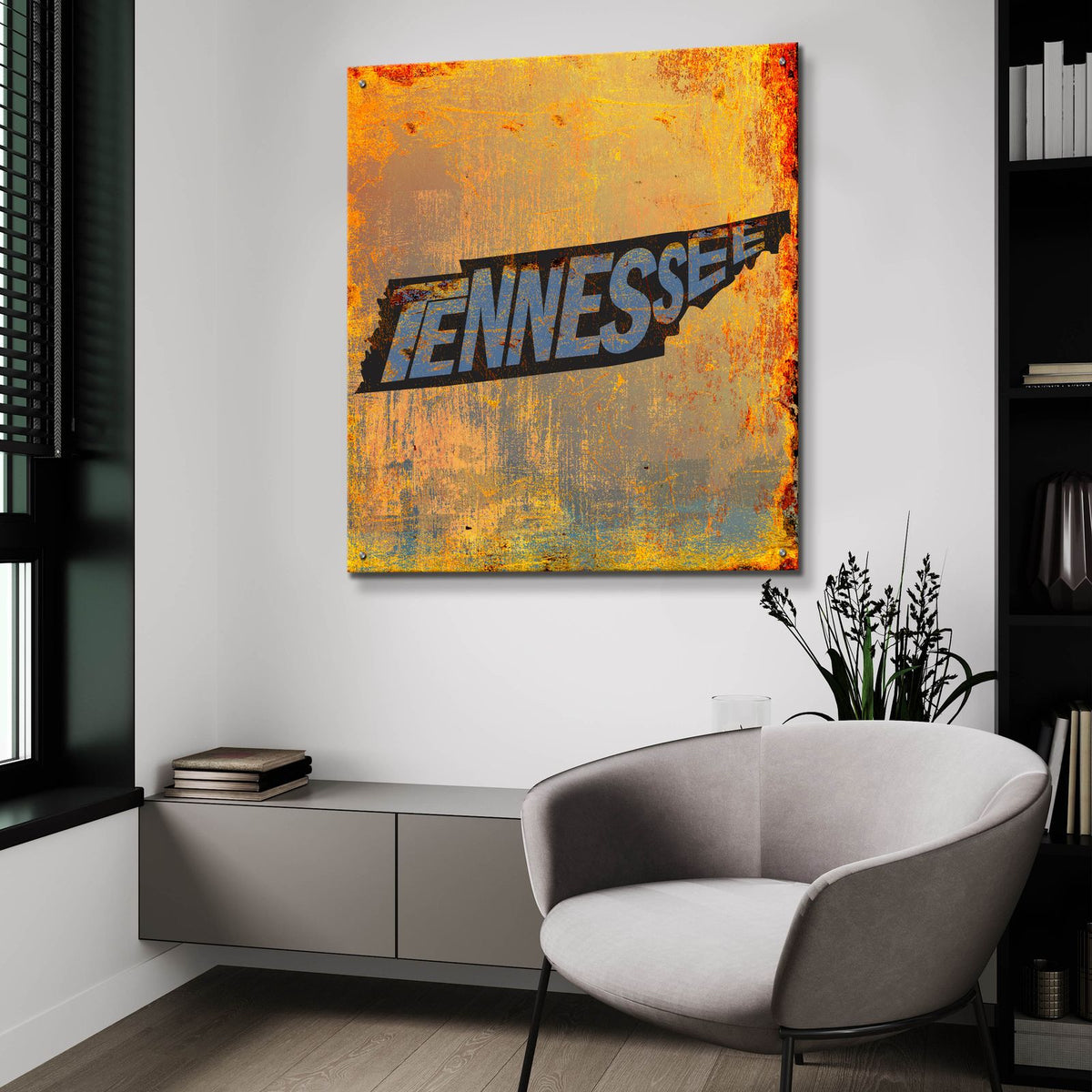 Tennessee by Art Licensing Studio - 36x36 acrylic wall art in a room