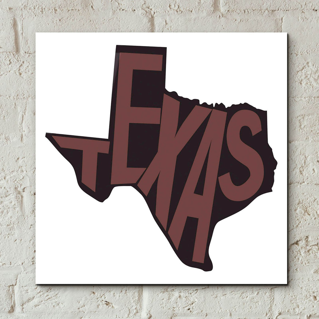 Texas 2 by Art Licensing Studio - 12x12 acrylic wall art in a room