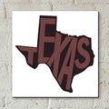 Texas 2 by Art Licensing Studio - 12x12 acrylic wall art in a room