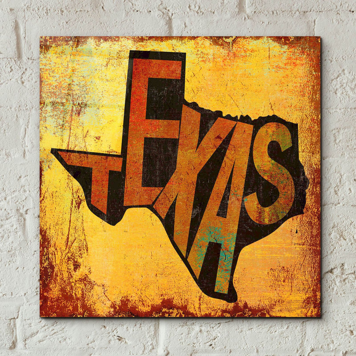 Texas by Art Licensing Studio - 12x12 acrylic wall art in a room