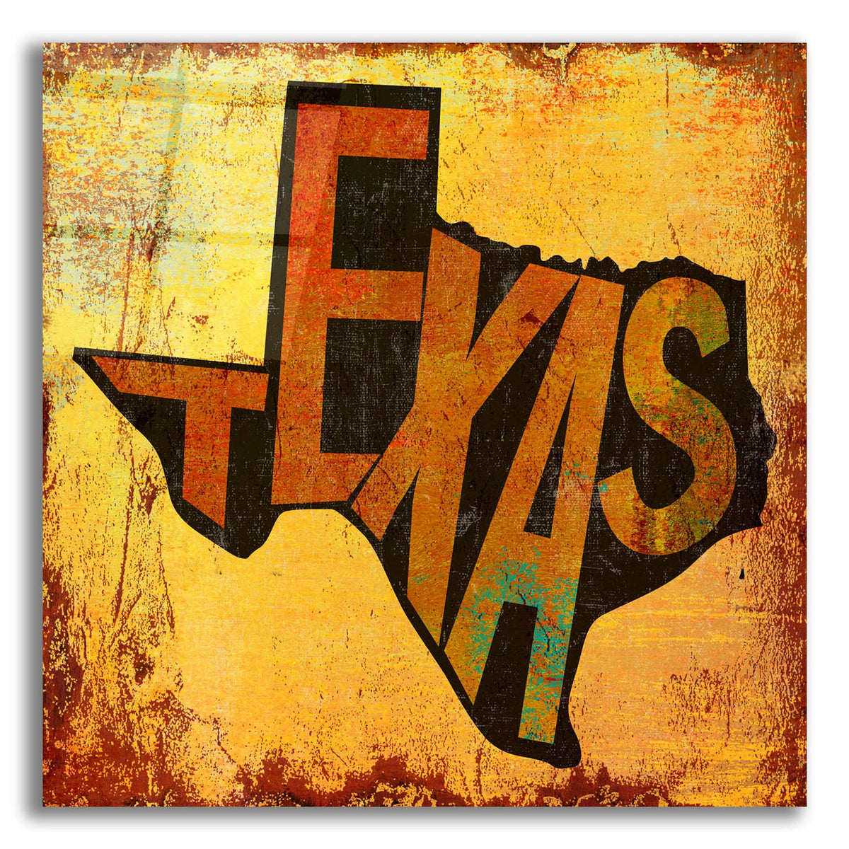 Texas by Art Licensing Studio acrylic glass wall art