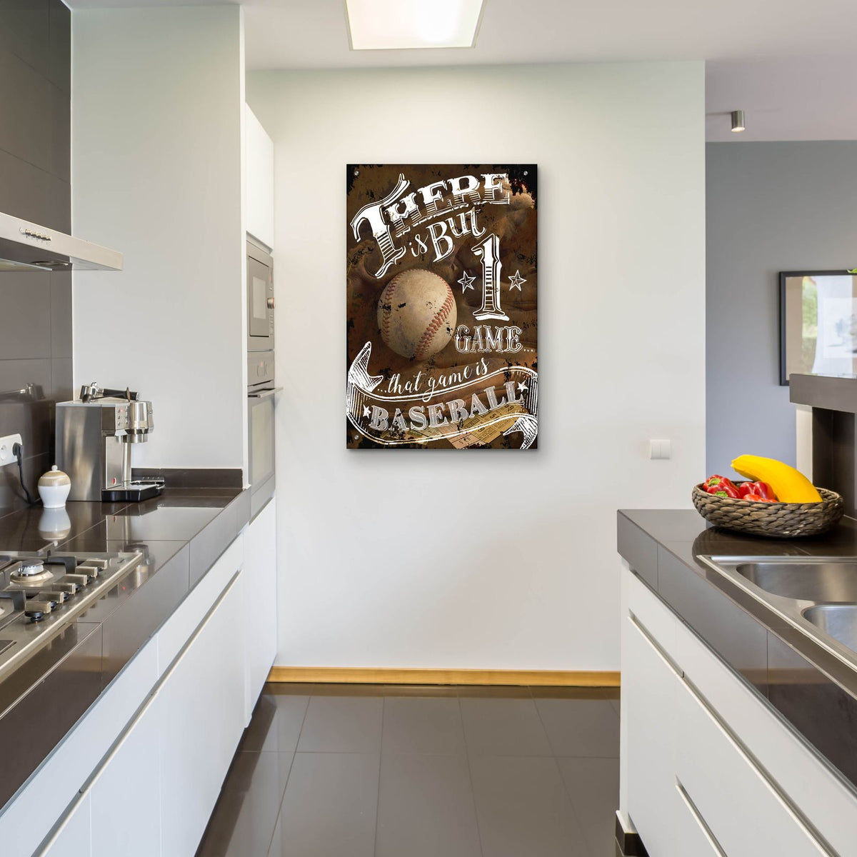 That Game Is Baseball by Art Licensing Studio - 24x36 acrylic wall art in a room