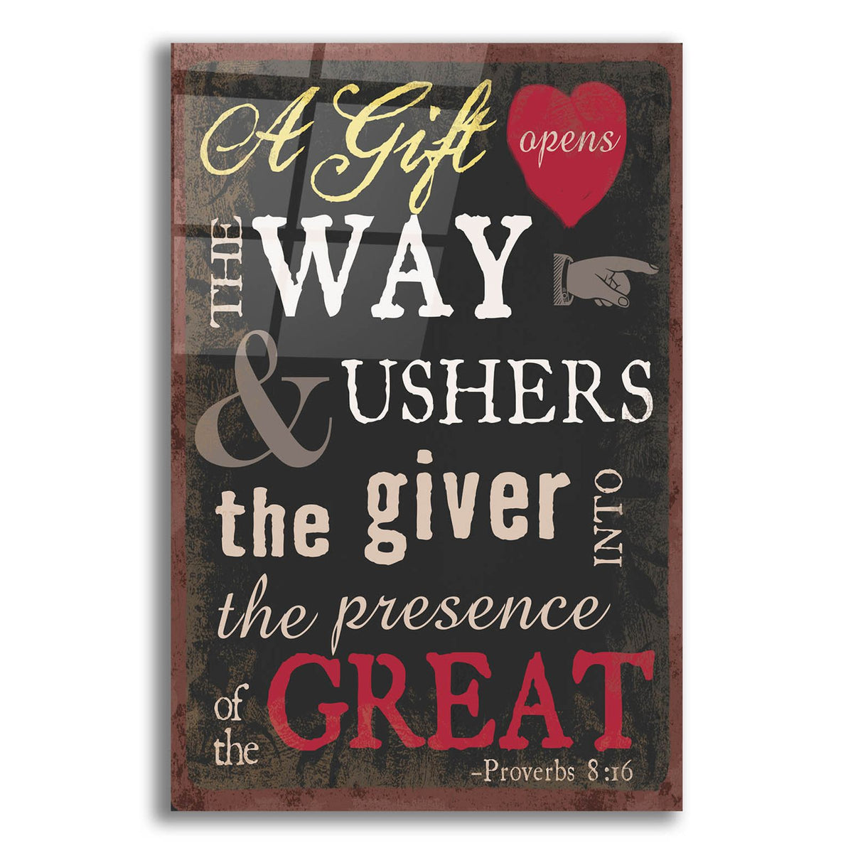 The Gift 2 by Art Licensing Studio acrylic glass wall art