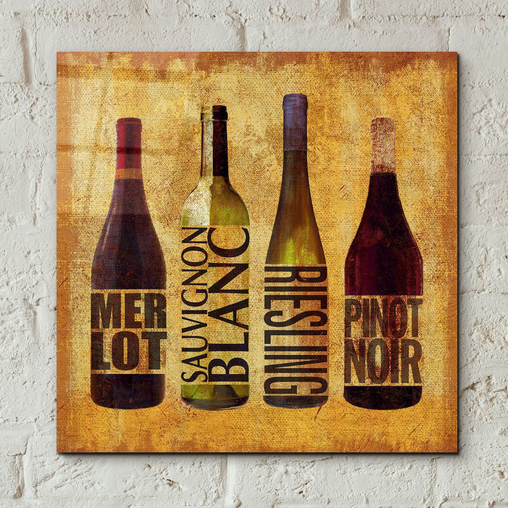 The Wine Up 1 by Art Licensing Studio - 12x12 acrylic wall art in a room