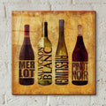 The Wine Up 1 by Art Licensing Studio - 12x12 acrylic wall art in a room