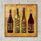 The Wine Up 1 by Art Licensing Studio - 12x12 acrylic wall art in a room