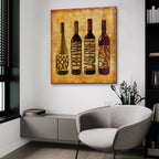The Wine Up 2 by Art Licensing Studio - 36x36 acrylic wall art in a room