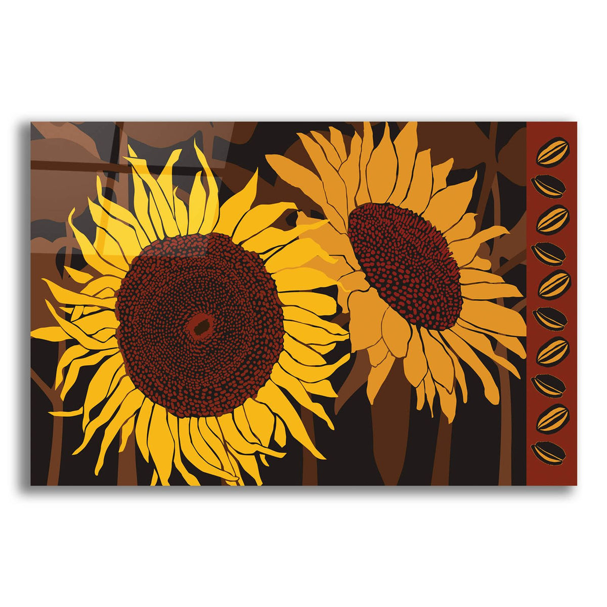 Tournesol 1 by Art Licensing Studio acrylic glass wall art