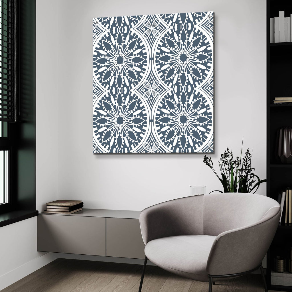 Trixie Mandala Pattern by Art Licensing Studio - 36x36 acrylic wall art in a room