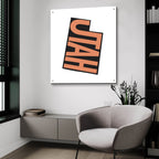 Utah 2 by Art Licensing Studio - 36x36 acrylic wall art in a room