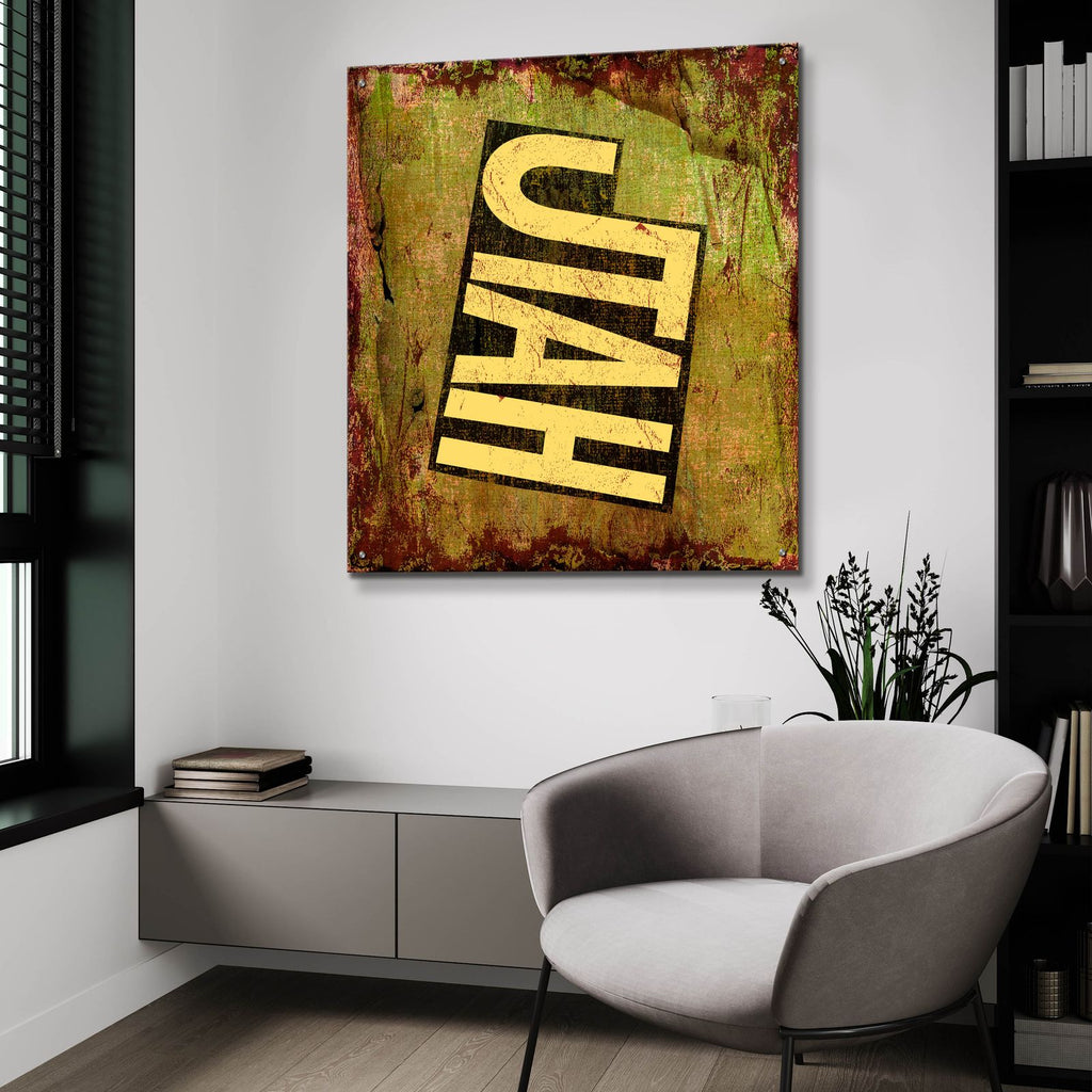 Utah by Art Licensing Studio - 36x36 acrylic wall art in a room
