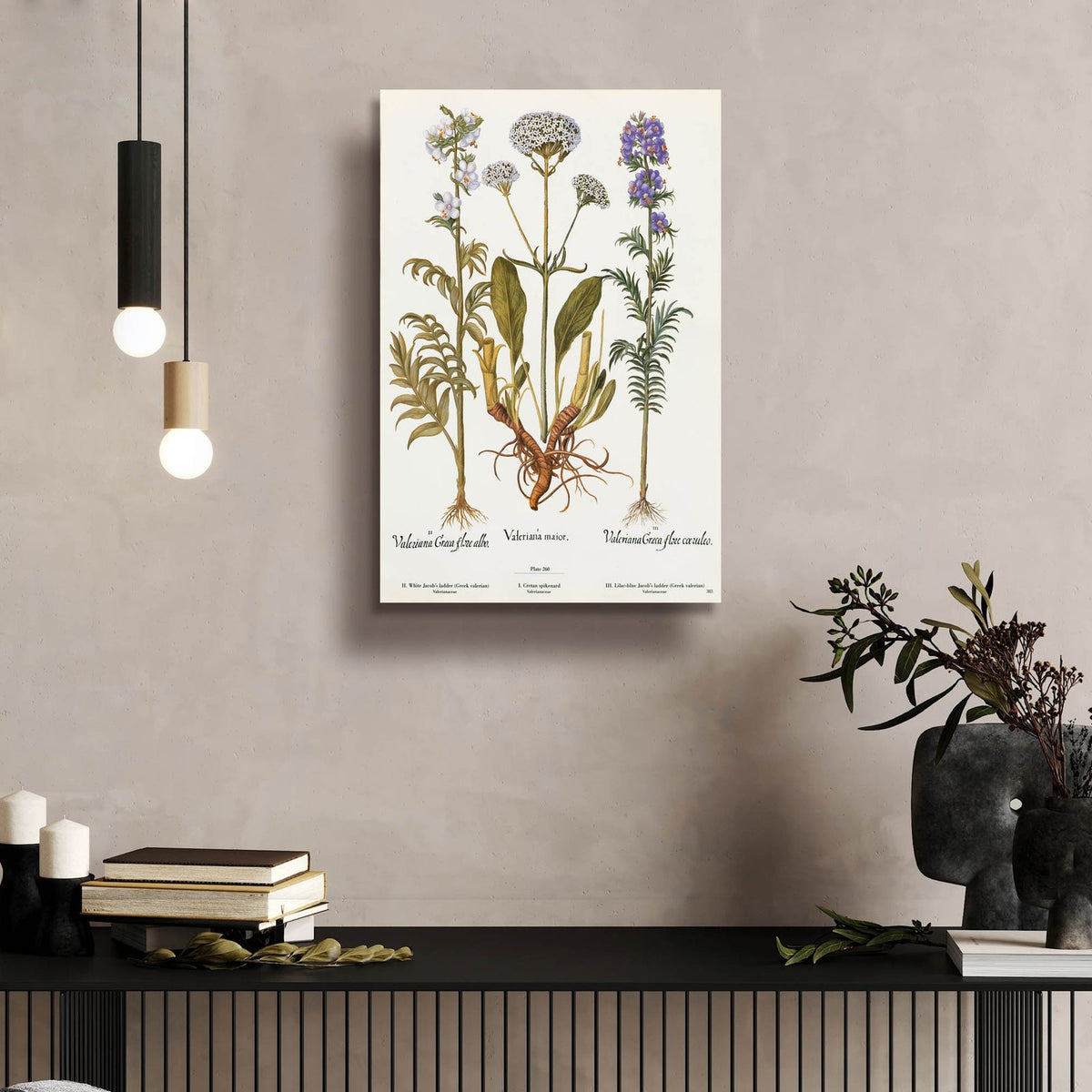 Valeriana by Art Licensing Studio - 16x24 acrylic wall art in a room