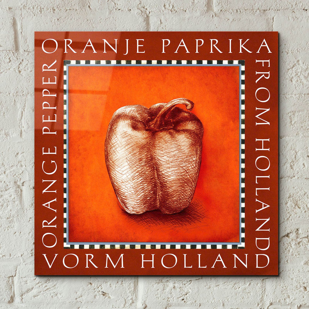 Vegetable Classics 1 by Art Licensing Studio - 12x12 acrylic wall art in a room