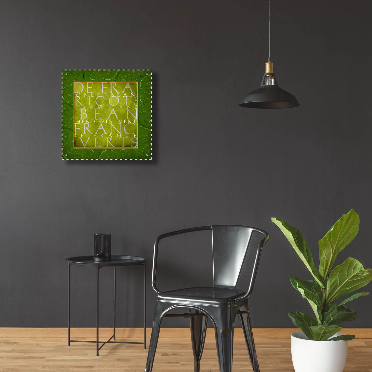 Vegetable Classics 3 by Art Licensing Studio - 24x24 acrylic wall art in a room