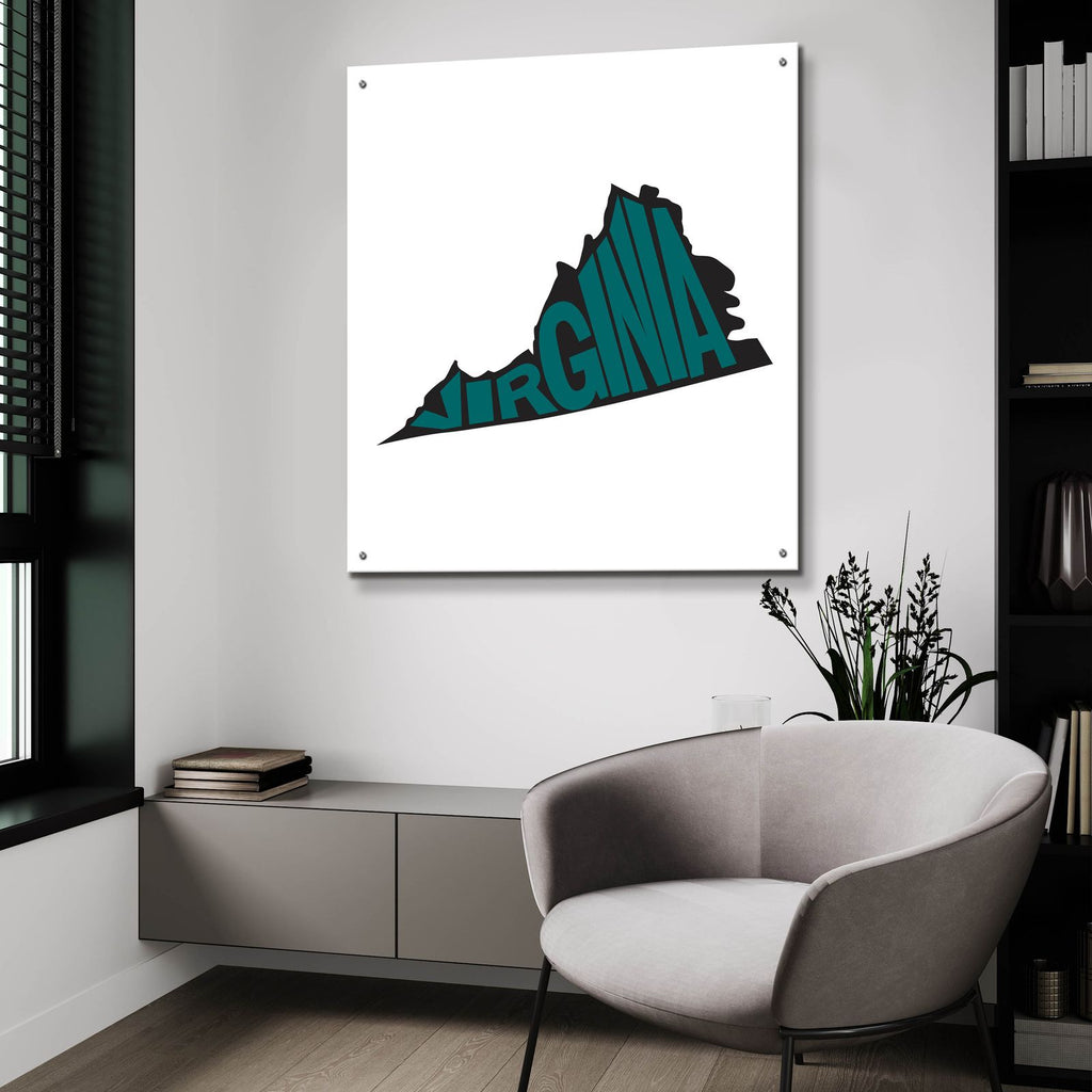 Virginia 2 by Art Licensing Studio - 36x36 acrylic wall art in a room