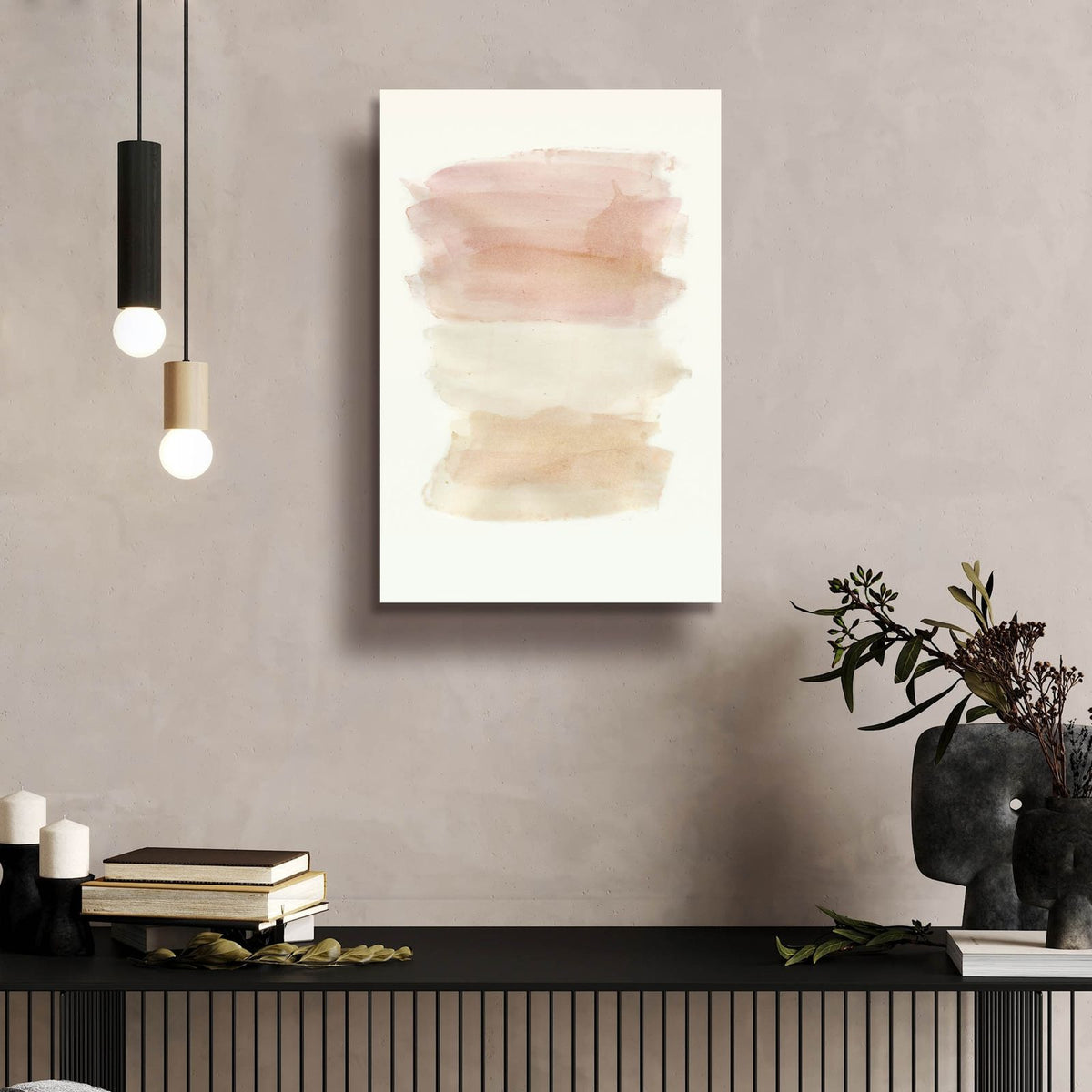 Water Flow 3 by Art Licensing Studio - 16x24 acrylic wall art in a room