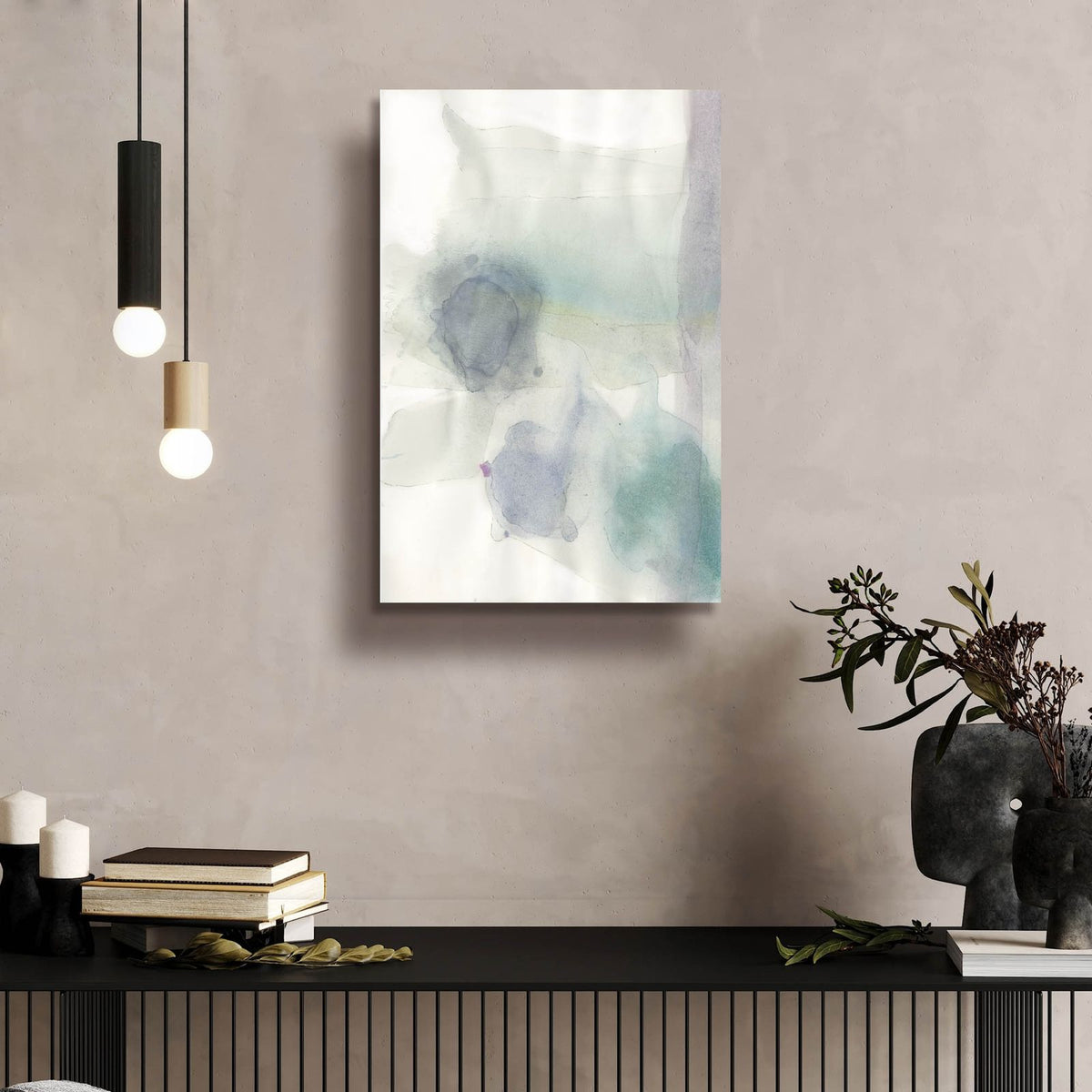 Water Rock 2 by Art Licensing Studio - 16x24 acrylic wall art in a room
