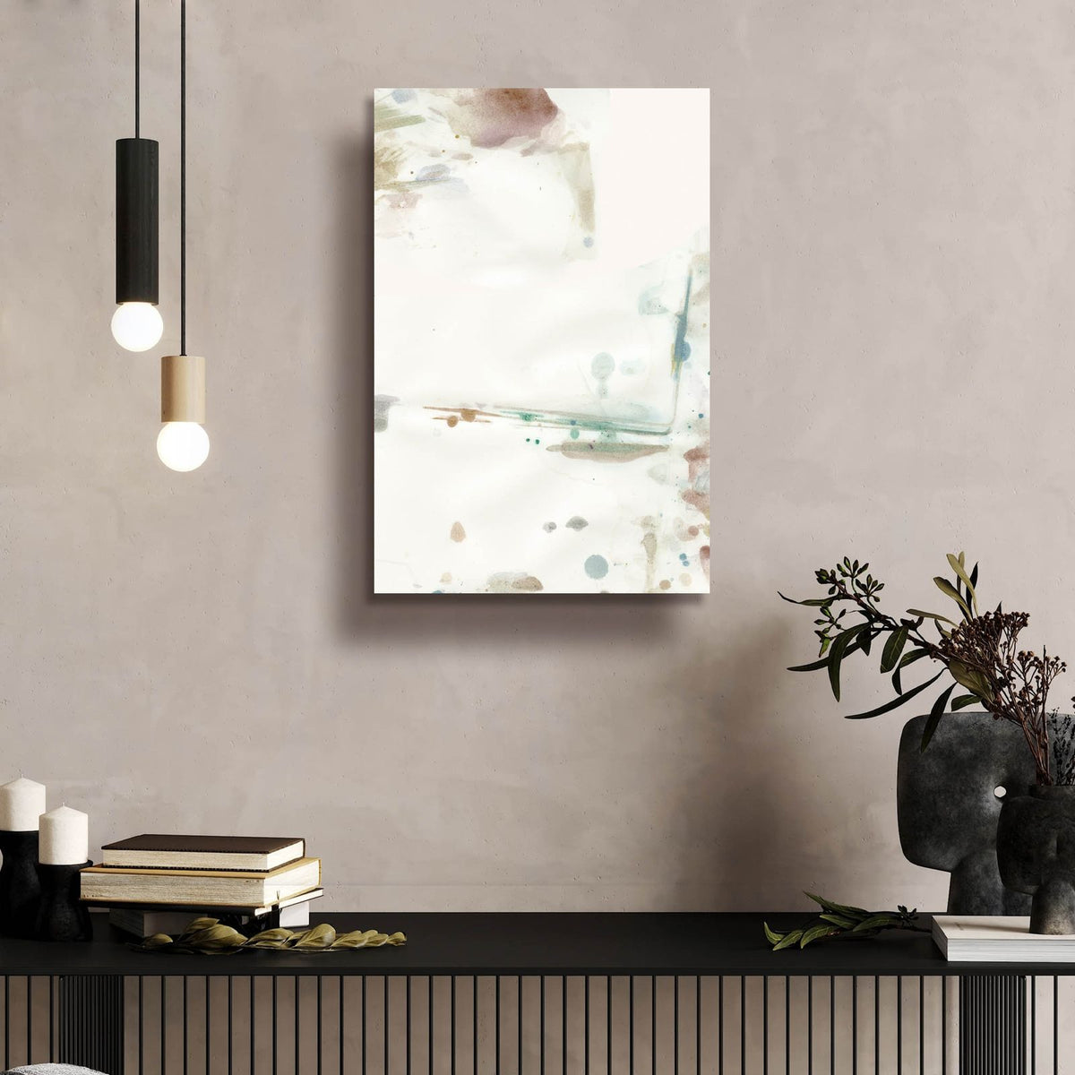Water Spot 1 by Art Licensing Studio - 16x24 acrylic wall art in a room