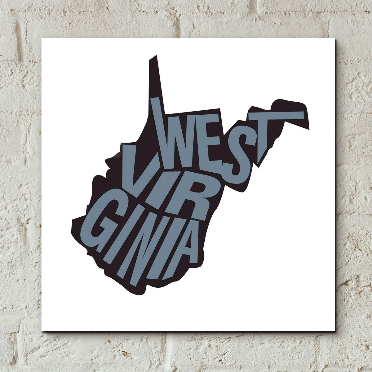 West Virgina 2 by Art Licensing Studio - 12x12 acrylic wall art in a room