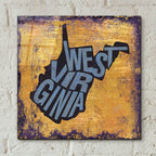 West Virgina by Art Licensing Studio - 12x12 acrylic wall art in a room