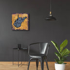 West Virgina by Art Licensing Studio - 24x24 acrylic wall art in a room