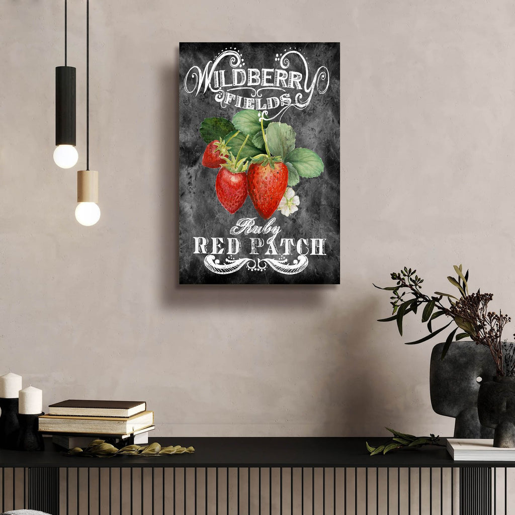 Wildberry Fields by Art Licensing Studio - 16x24 acrylic wall art in a room