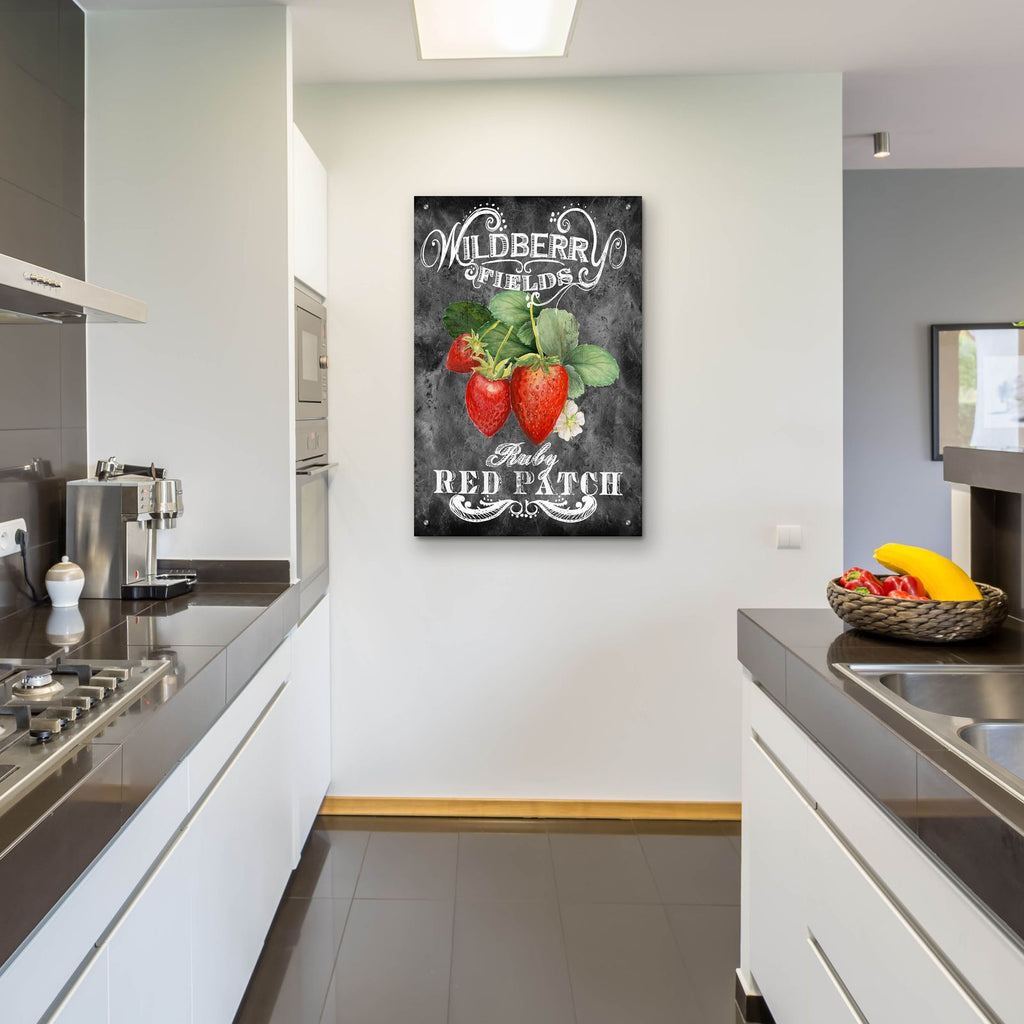 Wildberry Fields by Art Licensing Studio - 24x36 acrylic wall art in a room