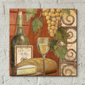 Wine And Cheese Tasting 1 by Art Licensing Studio - 12x12 acrylic wall art in a room