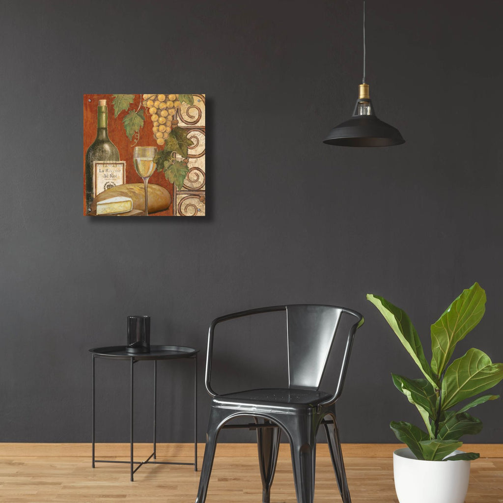 Wine And Cheese Tasting 1 by Art Licensing Studio - 24x24 acrylic wall art in a room