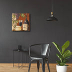Wine And Cheese Tasting 3 by Art Licensing Studio - 24x24 acrylic wall art in a room