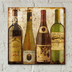 Wine Samples Of Europe 1 by Art Licensing Studio - 12x12 acrylic wall art in a room