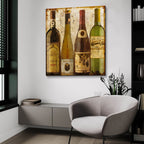 Wine Samples Of Europe 1 by Art Licensing Studio - 36x36 acrylic wall art in a room