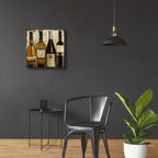 Wine Samples Of Europe 2 by Art Licensing Studio - 24x24 acrylic wall art in a room