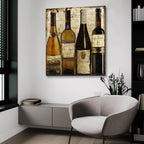 Wine Samples Of Europe 2 by Art Licensing Studio - 36x36 acrylic wall art in a room
