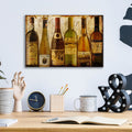 Wine Samples Of Europe 3 by Art Licensing Studio - 16x12 acrylic wall art in a room