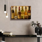 Wine Samples Of Europe 3 by Art Licensing Studio - 24x16 acrylic wall art in a room