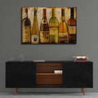 Wine Samples Of Europe 3 by Art Licensing Studio - 36x24 acrylic wall art in a room