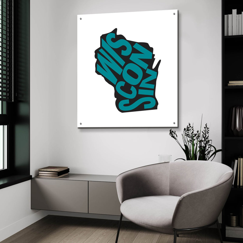 Wisconsin 2 by Art Licensing Studio - 36x36 acrylic wall art in a room