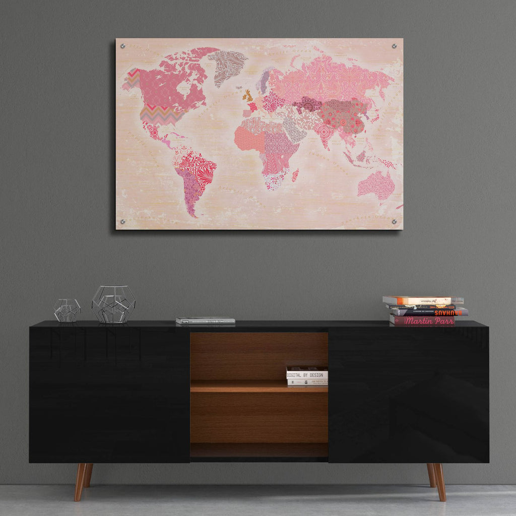 World Of Patterns by Art Licensing Studio - 36x24 acrylic wall art in a room