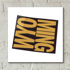 Wyoming 2 by Art Licensing Studio - 12x12 acrylic wall art in a room